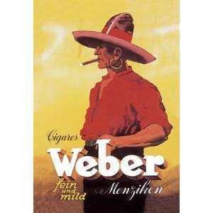  Vintage Art Weber Cigars   00941 1