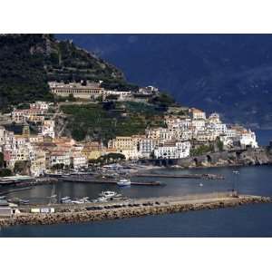  View of Amalfi, Amalfi Coast, Campania, Italy, Europe 