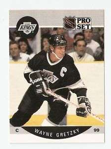 1990 91 Wayne Gretzky Pro Set Hockey Trading Card #118  