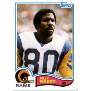  1982 Topps # 387 Billy Waddy Los Angeles Rams Football 
