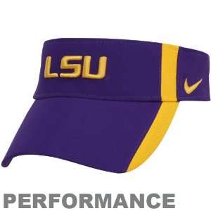    Nike LSU Tigers Purple Endzone Performance Visor