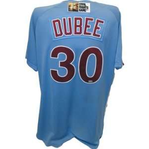  Rich Dubee Jersey   Phillies 2011 Civil Rights Game Worn 
