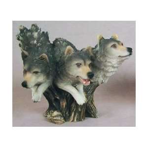  THREE WOLF HEADS FIGURINE Electronics