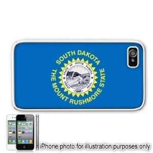  South Dakota State Flag Apple Iphone 4 4s Case Cover White 
