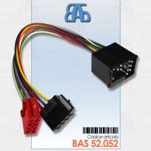 BAS52.052 Cavo adattatore autoradio ISO Bmw serie 8  