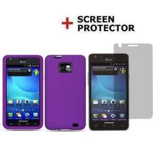  RUBBER PURPLE SOFT GEL Phone Cover Sleeve Silicone SKIN 