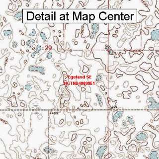  USGS Topographic Quadrangle Map   Egeland SE, North Dakota 