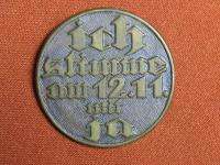 WW1 German Germany Badge Pin Medal  
