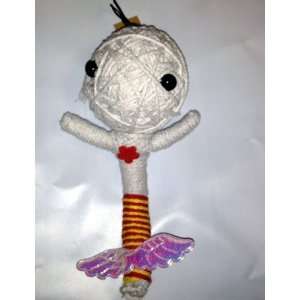  Voodoo Doll   Handmade Krazy WHITE FLOWER FAIRY Fun 6 