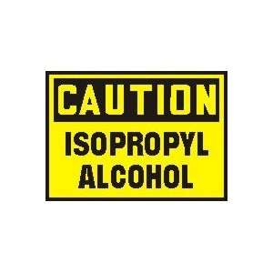  CAUTION Labels ISOPROPYL ALCOHOL Adhesive Vinyl   5 pack 3 