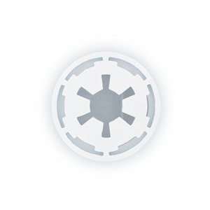 com Star Wars White Imperial Logo Belt Buckle Sci Fi Space Geek Luke 