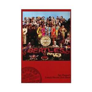   Beatles Commercial Poster Sgt Peppers Lonely Hearts 