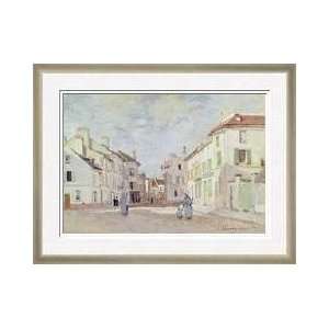  Rue De La Chaussee At Argenteuil Framed Giclee Print