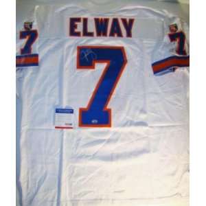  John Elway Signed Uniform   Wilson Proline PSA 