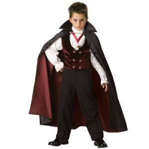   Gothic Vampire Elite Collection Child Costume / Black/Red   Size 12
