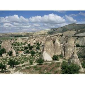  Erosion with Volcanic Tuff Pillars Near Goreme, Cappadocia 