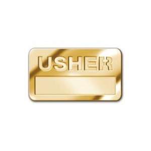  Badge Usher/Cut Out Letters Magnetic Brass Everything 