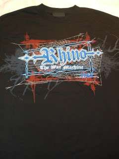 RHINO War Machine TNA Classic Black T shirt  