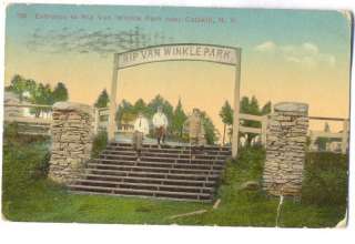 Catskill NY   RIP VAN WINKLE PARK   Postcard  