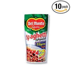 Del Monte Filipino style spaghetti sauce 250g (Pack of 10)  