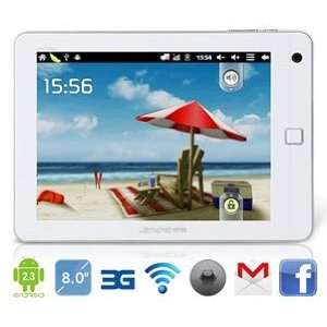 Ampe A80 8 Resistive Multi touch Screen Android 2.3 3g Tablet Pc with 