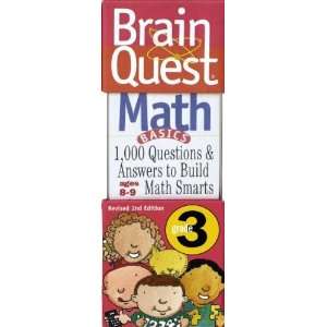  Brain Quest Math Grade 3 (Ages 8 9) Toys & Games