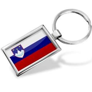  Keychain Slovenia Flag   Hand Made, Key chain ring 
