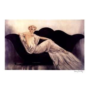  Canape by Louis Icart   14 1/4 x 20 3/8 inches   Giclee 