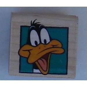 Daffy Duck Face Wood Mounted Rubber Stamp (Discontinued) From Rubber 