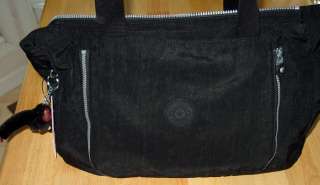 Kipling Walu Tote Black Handbag Purse Organizer NEW  