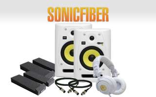 KRK RP6g2 Special Edition White Studio Monitor Package  