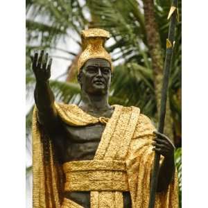 Statue of King Kamehameha the Great, Big Island, Hawaii, United States 