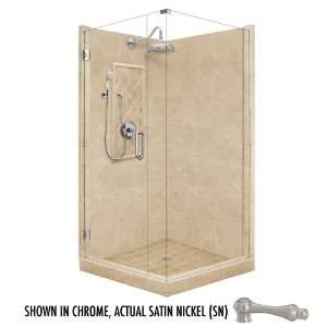   86H Sistine Stone Corner Shower Kit P21 3015P SN