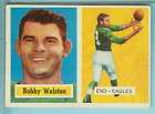 1962 Salada Coin BOBBY WALSTON Philadelphia Eagles  