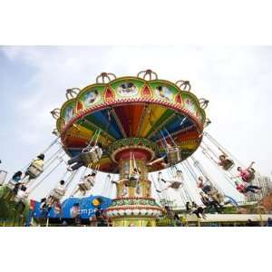  Jinjiang Amusement Park Chair Ride by Zhang Yi, 72x48 