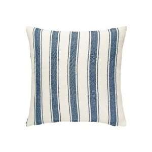  Dash and Albert Blue Awning Pillows Stripe 26 x 26 