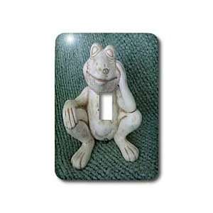 Florene Childrens Art   Friendly Frog   Light Switch Covers   single 