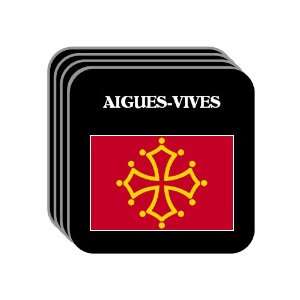  Midi Pyrenees   AIGUES VIVES Set of 4 Mini Mousepad 