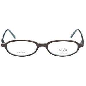  Viva 193 Brown Teal Eyeglasses