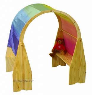 Kids Wood Playstand Waldorf Play Stand Pretend House  