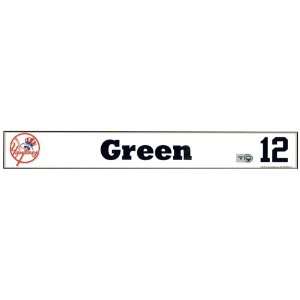 Nick Green #12 2008 Yankees Spring Training Game Used Locker Room 