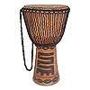 AFRICAN RHYTHM Authentic Hand Carved Djembe Drum from N  