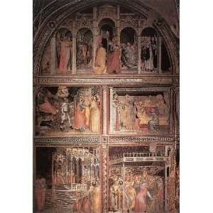   Life of the Virgin   The Angel Gabriel Sent, By Giotto Home