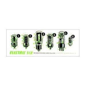  ELECTRIC SIX   Limited Edition Concert Poster   by 