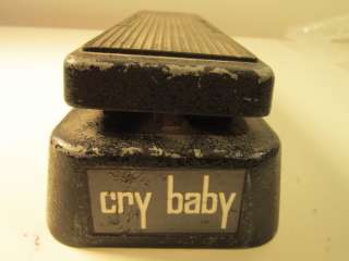 Vintage 1960s Crybaby Wah Guitar Pedal Ultra Rare Vox Works Amazing 