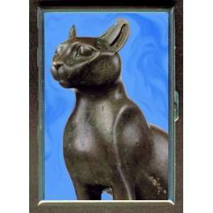  ANCIENT EGYPTIAN COFFIN FOR A SACRED CAT CIGARETTE CASE 