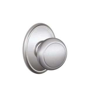 Schlage F10AND626WKF Satin Chrome F Series Passage Andover 