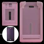 Pink Silicone Phone Case Cover Protector for Sony Ericsson W380