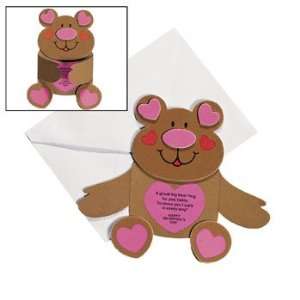  Bear Hug Valentine Cards Craft Kit   Teacher Resources 