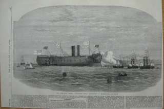 BIRKENHEAD HMS Agincourt English Iron Clad Ship 1865  